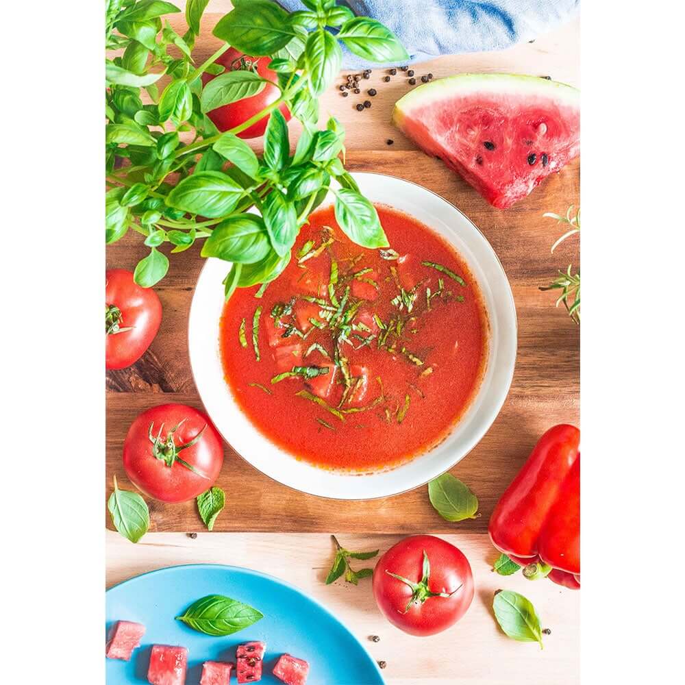 Przepis na Gazpacho pomidorowo-arbuzowe